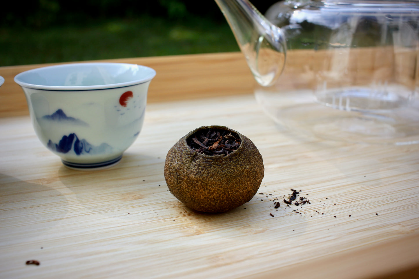 小青柑普茶,理氣化痰,有助消化,日常養生